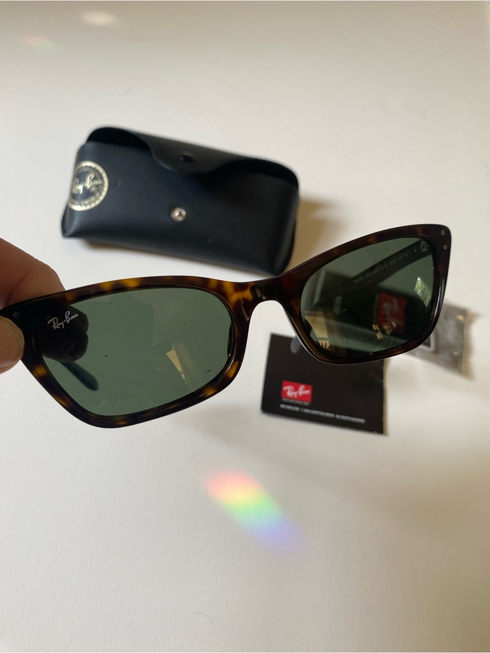 Ray-Ban Lady Burbank Sunglasses- Tortoise Cat Eye